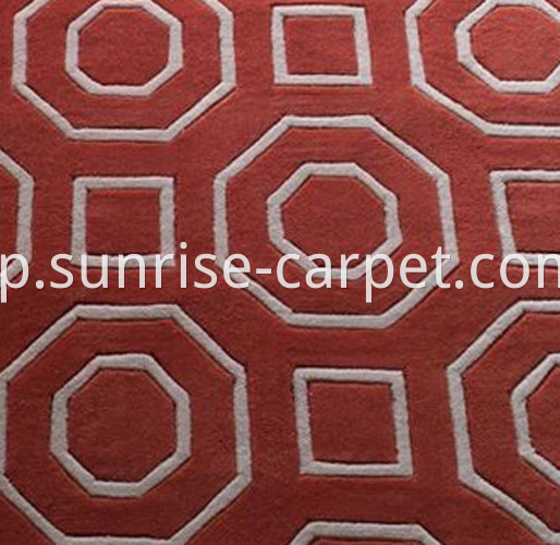 hand tufted carpet with design 2